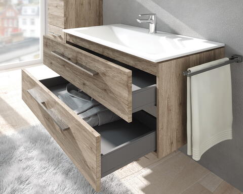 Unterschrank im Badezimmer