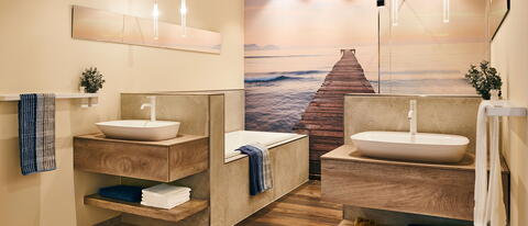 Aufsatzwaschbecken verleihen dem Bad edlen Glanz