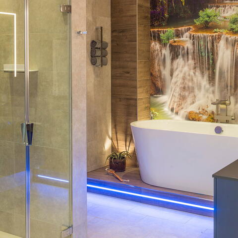 Licht im Bad sorgt für eine besondere Stimmung