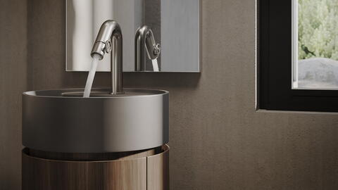 Laufender Wasserhahn