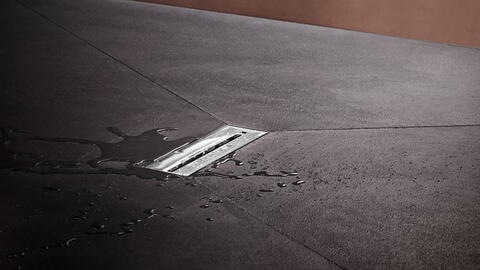 Duschablauf in Edelstahl