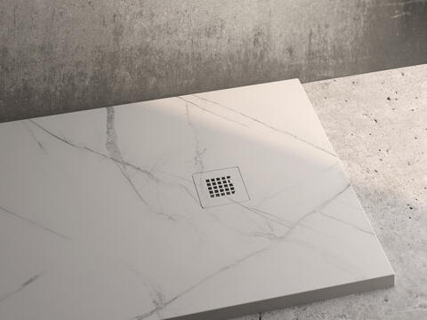 Nuovvo Duschwanne im Mamor-look