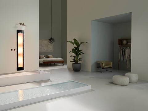 Sunshower Panel im Luxus-Bad