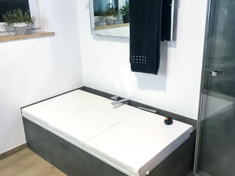 Badezimmer nach der Sanierung