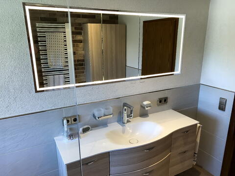 Badezimmer nach der Sanierung