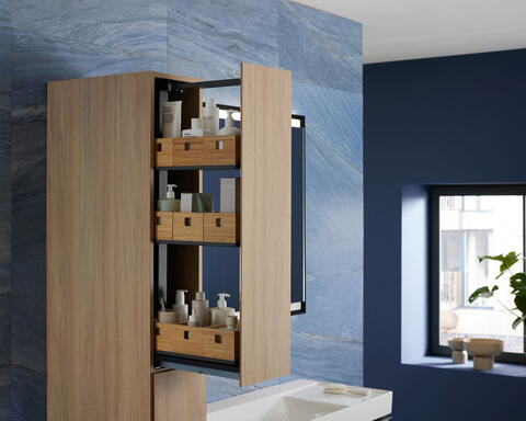 Hochschrank mit Auszug von Geberit