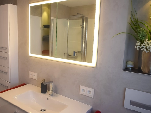 Badezimmer nach der Sanierung