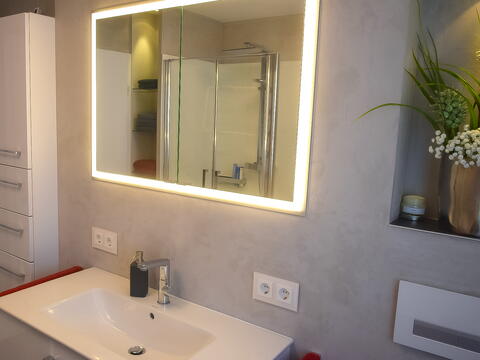 Badezimmer nach der Sanierung