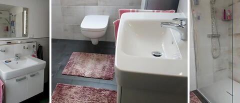 Vorher/nacher Referenz - Dachgeschossbad