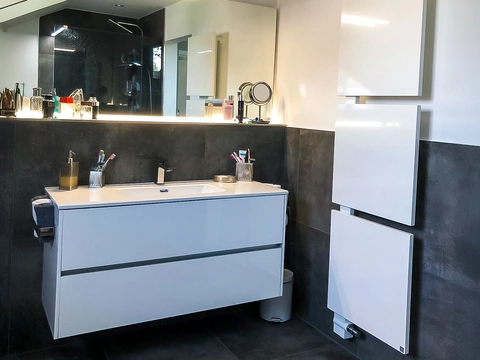 Badezimmer nach der Sanierung