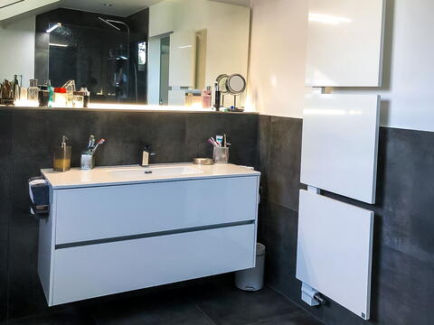 Badezimmer nach der Sanierung