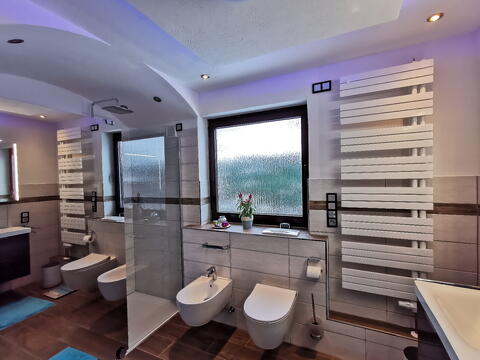 Badezimmer nach der Sanierung