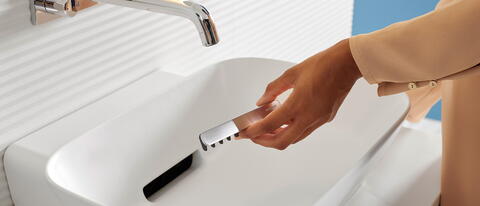 Reinigung des Waschbeckenabflusses