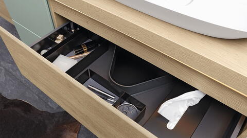 Ordnung schaffen mit Badmöbeln