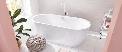 Badezimmer im Hygge-Stil