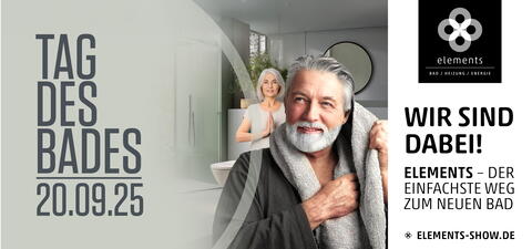 Werbebanner für Tag des Bades