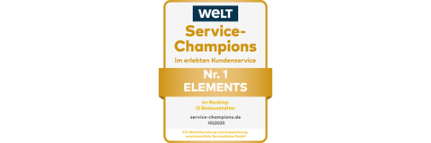 Service Champion 2025 Siegel