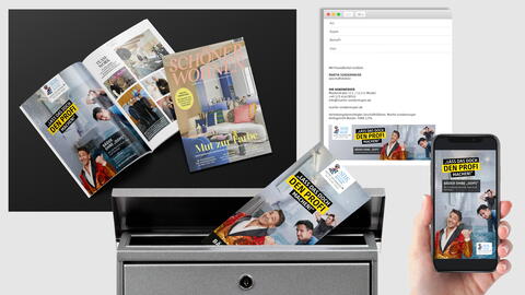 Kampagne Werbemittel 