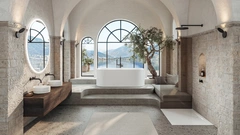 Einblick in ein mediterranes Luxus-Bad