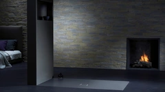 Bett angrenzend an die Dusche Bett angrenzend an die Dusche