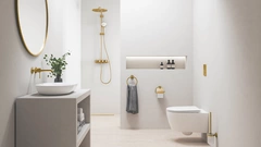 Dusche im kleinen Bad